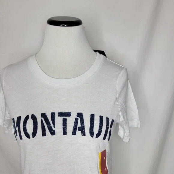 Grayson Threads Montauk Short Sleeve Graphic T-Shirt, White NWT $13 Size Medium - Picture 3 of 6
